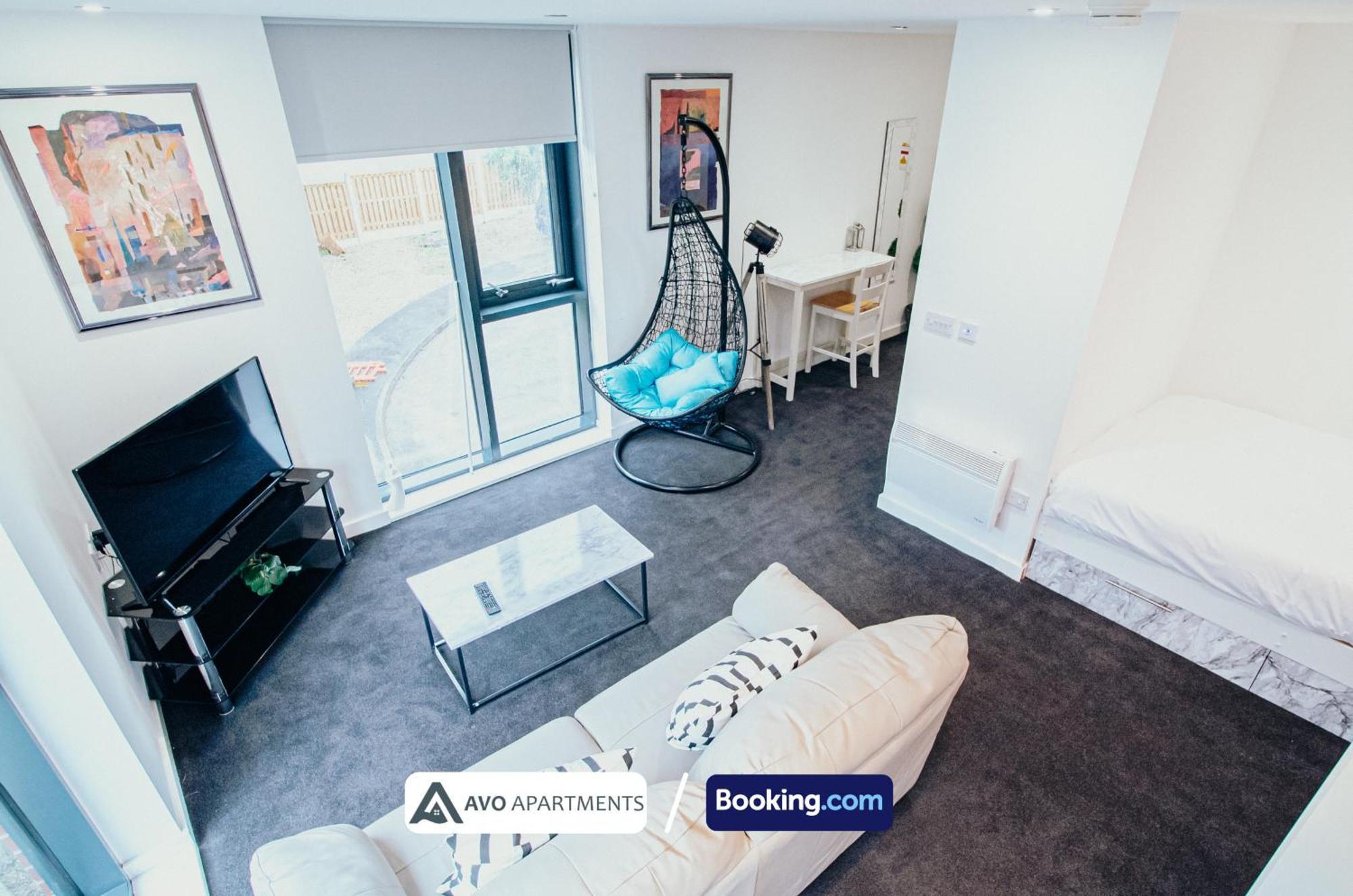 Studio Apartment by Avo: Serviced Accommodation with Free Wi-Fi Sheffield Exterior photo