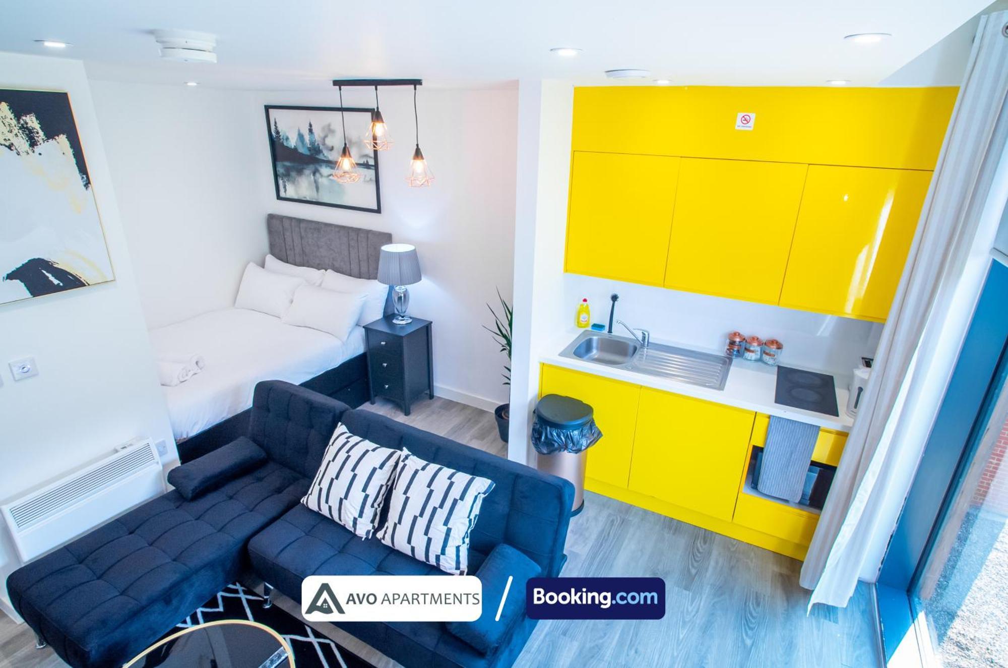 Studio Apartment by Avo: Serviced Accommodation with Free Wi-Fi Sheffield Exterior photo